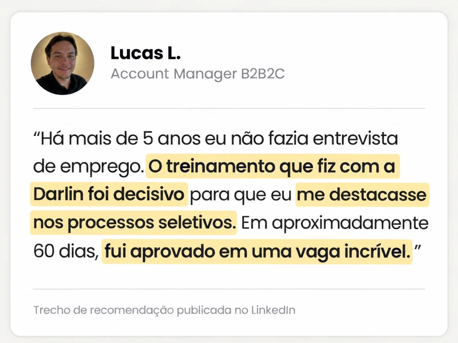 Depoimento de Lucas L., Account Manager